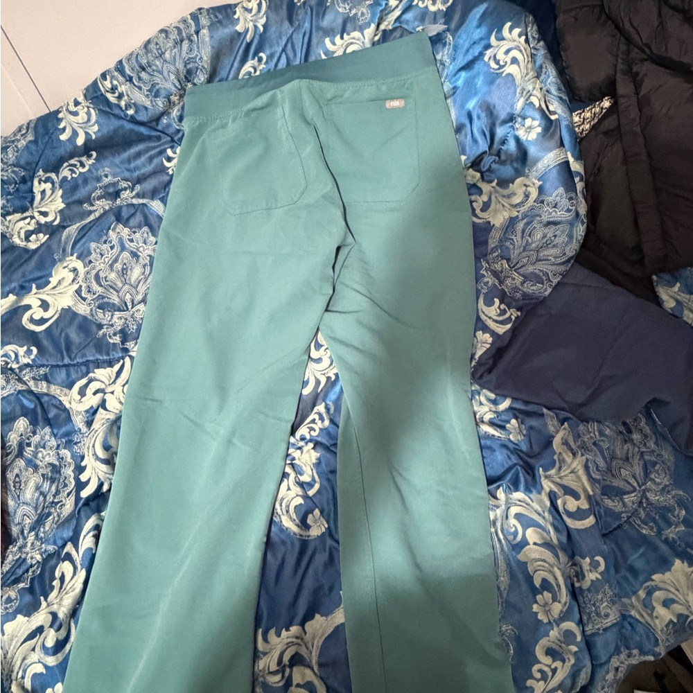 Figs Seafoam Green Technical Pants